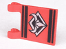 Flag 2 x 2 Square with Silver Bull's Head Pattern
