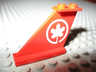 Tail 4 x 1 x 3 with White Maple Leaf Air Canada Logo Pattern on Both Sides (611-2)
