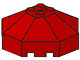 Windscreen 6 x 6 x 2 Octagonal Canopy with Axle Hole