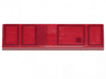 Tile 1 x 4 with Black Rectangles Pattern (BrickHeadz Sith Trooper Belt)
