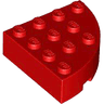 Brick, Round Corner 4 x 4 Full Brick
