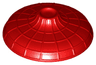 Minifigure, Headgear Hat, Conical Asian with Raised Center