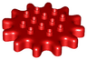 Duplo Gear 6 x 6 - 12 Tooth