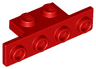 Bracket 1 x 2 - 1 x 4 with Rounded Corners at the Bottom