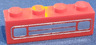 Brick 1 x 4 with Car Grille Chrome Pattern (Debossed Print)