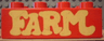 Duplo, Brick 2 x 4 with 'FARM' Pattern