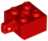 Hinge Brick 2 x 2 Locking with 1 Finger Vertical and Axle Hole