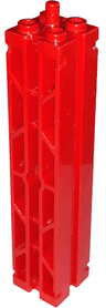 Support 2 x 2 x 8 with Channels and Top Peg, Lattice on 2 Sides