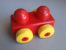 Primo Vehicle Wagon without Tow Hitches with Yellow Wheels