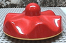 Primo Stacking Base Round Wavy Large with Top Stud, Rattle, and Yellow Base