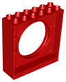 Duplo Ball Tube Exit Brick 2 x 6 x 5 with Round Doorway