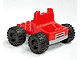 Duplo Truck with 4 x 4 Flatbed Plate, Black Base and Jumbo Wheels