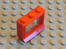Window 1 x 3 x 2 with Extended Lip and Solid Studs, with Fixed Glass
