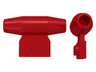 Engine, Smooth Small, 1 x 2 Side Plate without Axle Holders