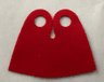 Minifigure Cape Cloth with Top Holes, Very Short, Teardrop Neck Cut - Spongy Stretchable Fabric