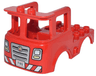Duplo Cabin Truck 4 x 8 x 3 1/2 with Silver Grille, Fire Badge, Headlights, Bumper, and 'F1R3' Pattern