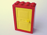 Door, Frame 2 x 4 x 5 with Yellow Door 1 x 4 x 5 (4130 / 4131)
