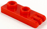 Hinge Plate 1 x 2 with 3 Fingers on End - Hollow Studs