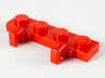 Hinge Plate 1 x 4 Locking Dual 1 Finger on Side