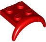 Vehicle, Mudguard 3 x 3 x 1 with Arch Round