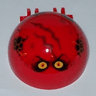 Windscreen 6 x 6 x 3 Canopy Dome Half Sphere with Dual 2 Fingers with Globlin with Yellow and Orange Eyes Pattern