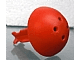 Duplo Cannon Ball 1/2 with Large Axle Connector and 4 Holes in Top