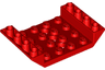 Slope, Inverted 45 6 x 4 Double with 4 x 4 Cutout and 3 Holes