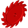 Technic Circular Saw Blade 9 x 9 with Pin Hole and Teeth in Same Direction