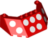 Windscreen 5 x 8 x 2 with White Polka Dots Pattern