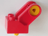 Duplo, Toolo Brick 2 x 2 with Angled Bracket with Forks and 2 Screws