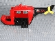 Duplo Helicopter Body Large with Black Base, Black Tail, Yellow Tail Rotor and 'FIRE' Pattern