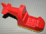 Duplo Helicopter Body with Yellow Base