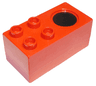 Duplo, Furniture Stove 2 x 4 x 2 1/2 with 4 Studs and Black Burner Pattern