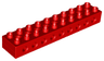 Duplo Technic Brick 2 x 10 with 9 Holes