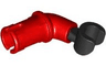 Arm with Technic Pin with Black Hand