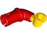 Arm with Technic Pin with Yellow Hand