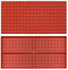Brick 10 x 20 without Bottom Tubes, with '+' Cross Support (early Baseplate)
