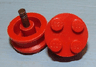 Wheel with 4 Studs and Metal Axle Cam - No Inner Side Supports (LEGO Logo Open O Style)
