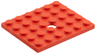 Plate, Modified 5 x 6 with Hole