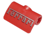 Technic, Panel Curved 2 x 3 x 1 with Silver Large 'Ferrari' Logo Pattern