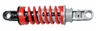 Technic, Shock Absorber 9L with Black and Light Bluish Gray Ends