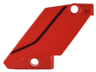 Technic, Panel Curved #60 5 x 7 Tapered Right with Black Curved Line Car Headlight Cover Pattern