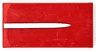 Tile 2 x 4 with Silver Tapered Stripe Pattern