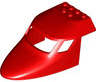 Aircraft Fuselage Forward Top Curved 6 x 10 x 4 with 3 Window Panes