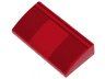 Slope, Curved 2 x 4 x 2/3 with Bottom Tubes with Black Stripes Pattern (BrickHeadz Sith Trooper Helmet Top)