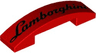 Slope, Curved 4 x 1 x 2/3 Double with 'Lamborghini' Pattern