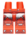 Hips and Legs with Rescue Silver Armor Plates Pattern