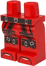 Hips and Legs with Black Belt and Straps with Silver Buckles and Markings Pattern