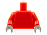 Torso Plain / Red Arms / Dark Gray Hands