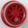 Train Wheel Middle for 12V Motor with Light Gray Train Rim (bb0012v2 / trainrim)